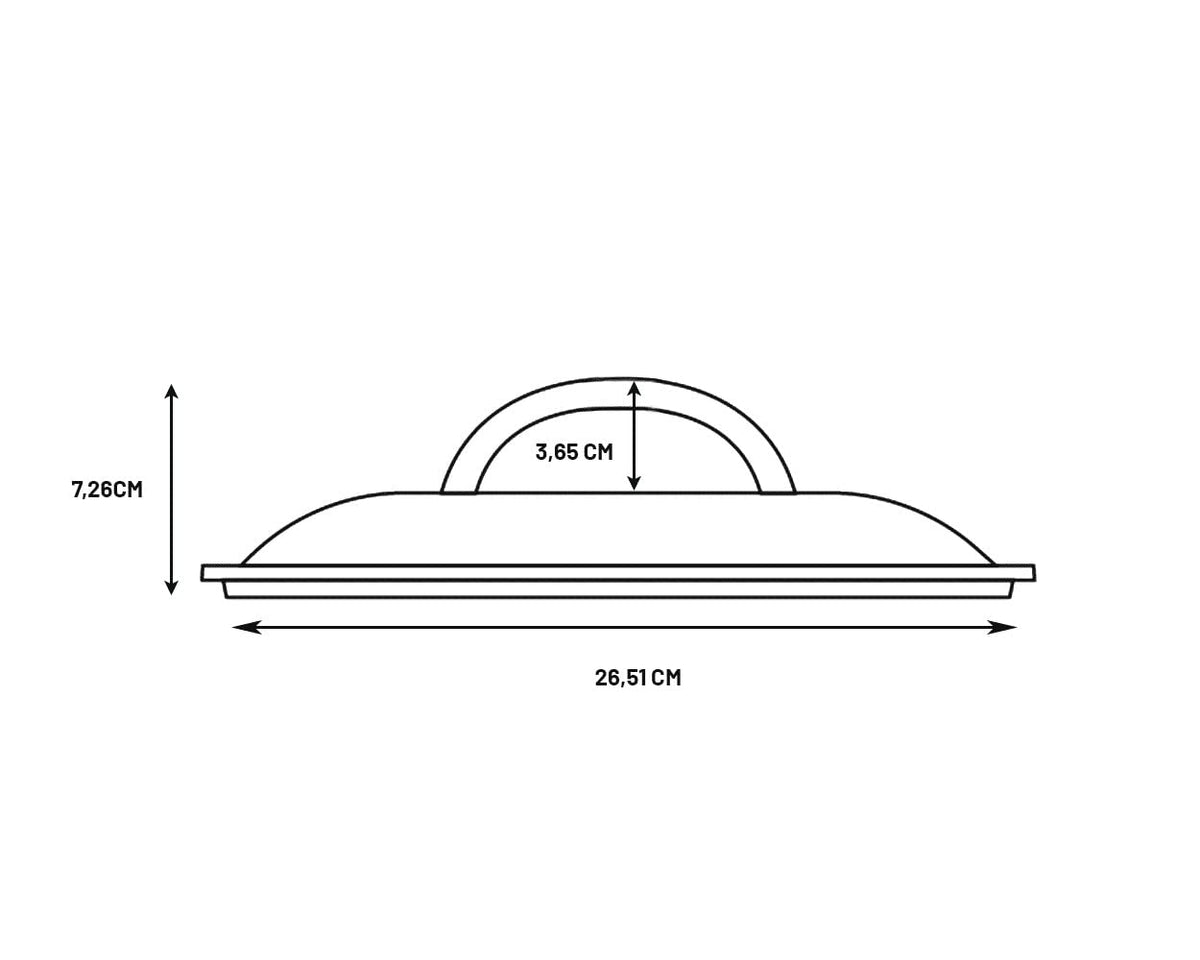 Pre-Seasoned Cast Iron Lid 10.25 Inches J19192