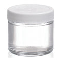 Clear Glass 2oz Straight Sided Jar with Screw Cap, Case of 24 Y9349