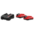 2Ah Lithium Ion Battery 2-Pack and Charger Starter Kit H1189