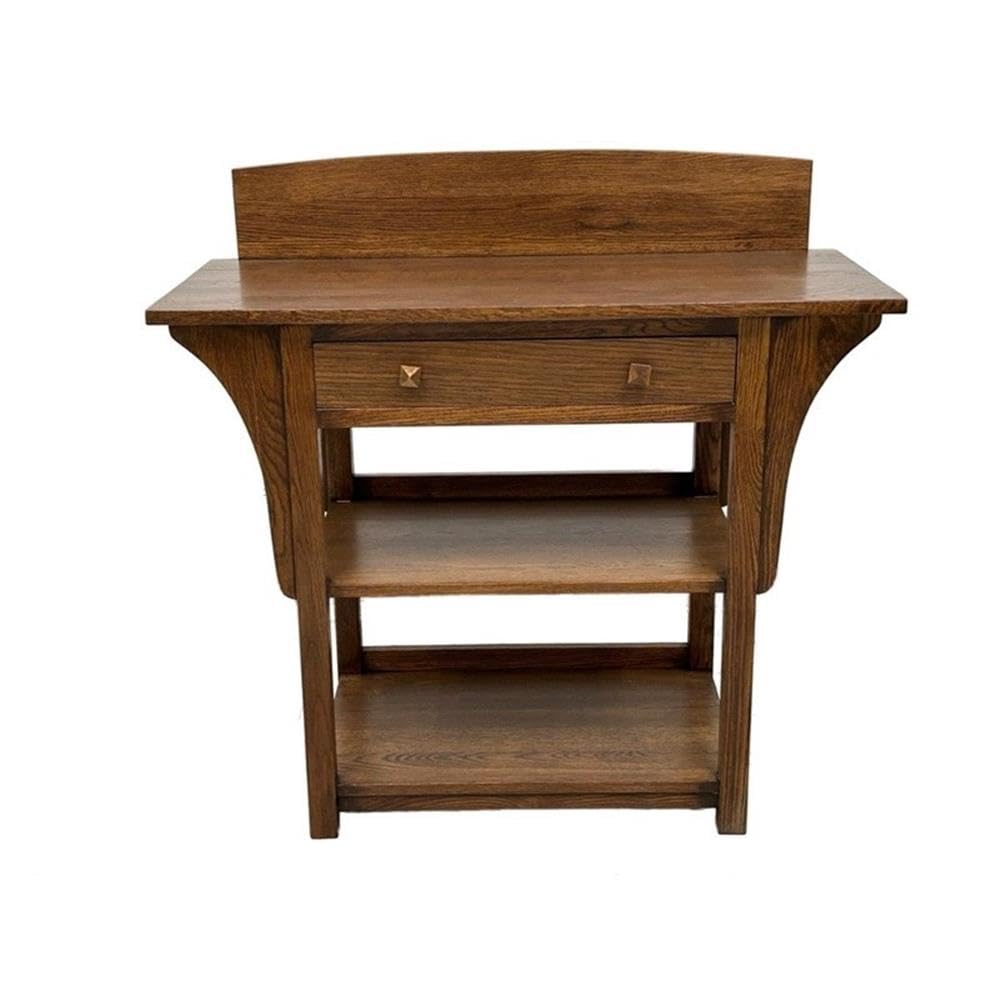 White Oak 2 Drawer Sideboard Console Table R850213