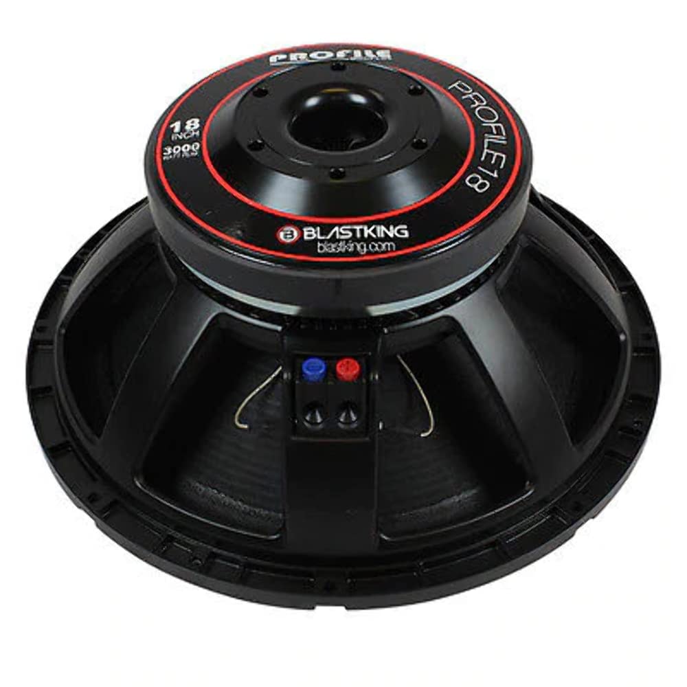 18" 3000W High Output Woofer 4.5" Voice Coil 8 Ω 97.4 dB Q3208