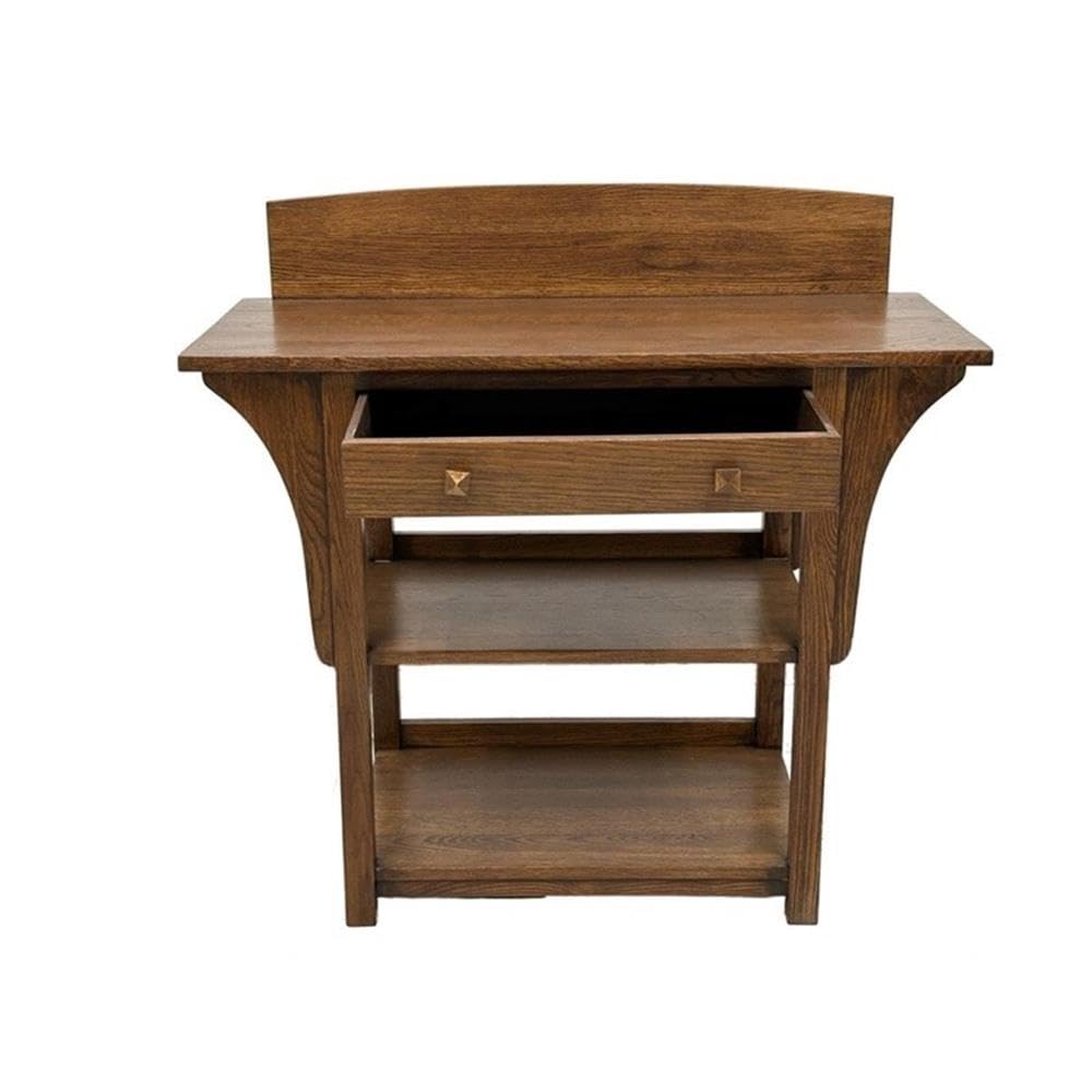 White Oak 2 Drawer Sideboard Console Table R850213