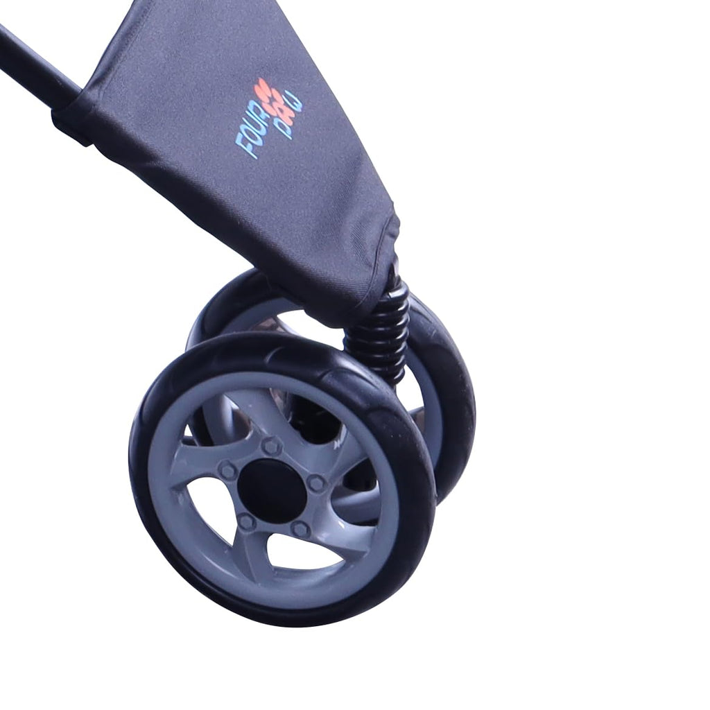 3 Wheels Pet Stroller with Storage Basket Z7243