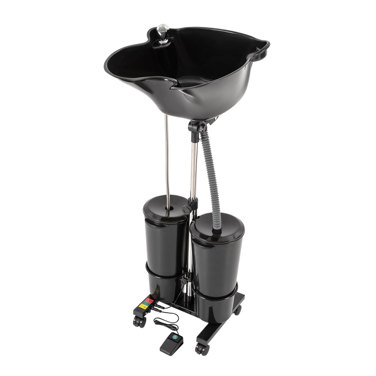 Portable Shampoo Sink with Electric Pump and Adjustable Height N340730