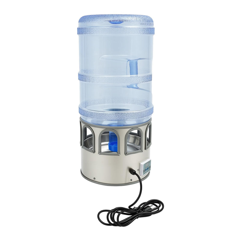 5 Gal Heated Chicken Waterer 80W Adjustable Temperature K595