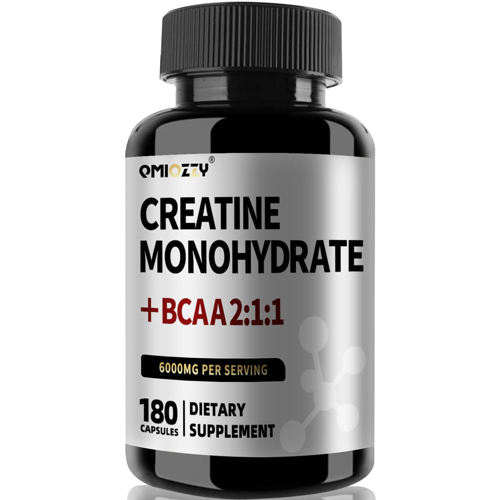 Micronized Creatine Monohydrate 6000MG 180 Vegan Capsules A14623