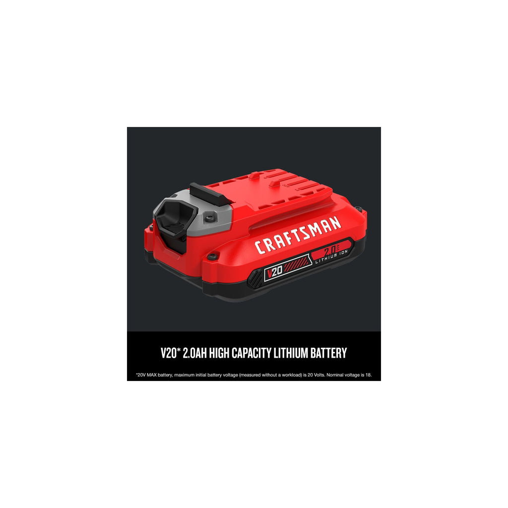 2Ah Lithium Ion Battery 2-Pack and Charger Starter Kit H1189