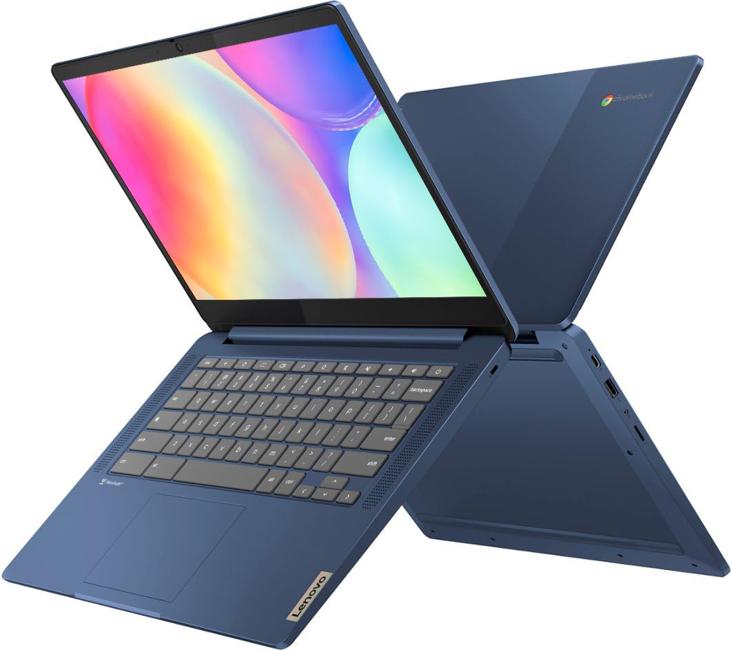 14" Touchscreen Chromebook, 4GB RAM 64GB SSD, MediaTek Kompanio 520, FHD IPS, Abyss Blue Y18155