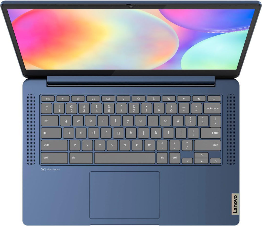 14" Touchscreen Chromebook, 4GB RAM 64GB SSD, MediaTek Kompanio 520, FHD IPS, Abyss Blue Y18155