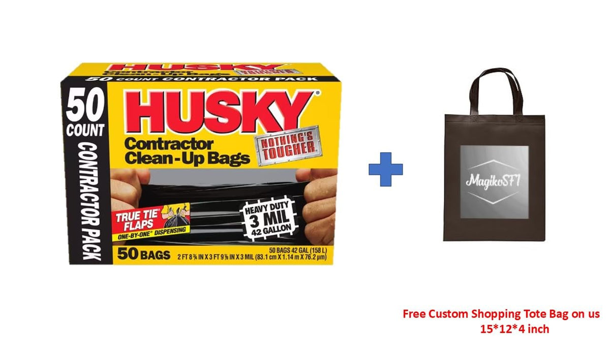 42-Gallon Contractor Clean-Up Trash Bags 50 Count P7790