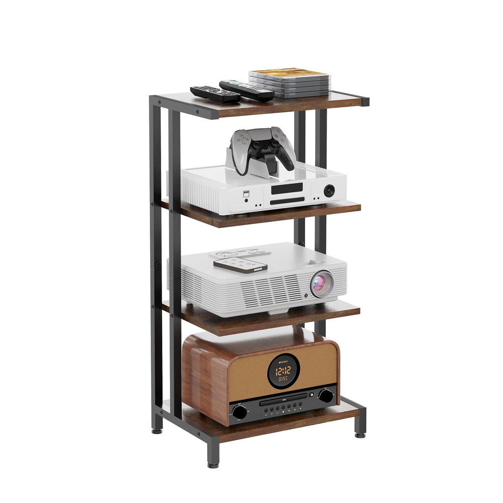 4-Tier Wooden AV Media Stand J62148