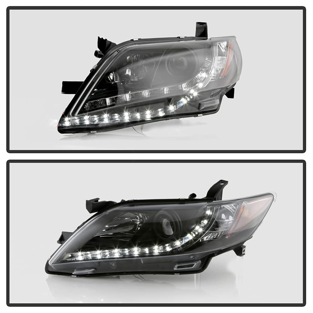 For Toyota Camry Black Projector Headlights Left + Right Pair H574
