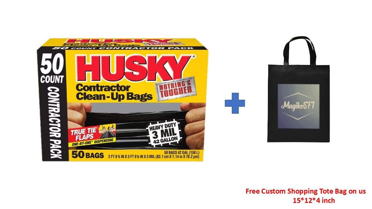 42-Gallon Contractor Clean-Up Trash Bags 50 Count P7790