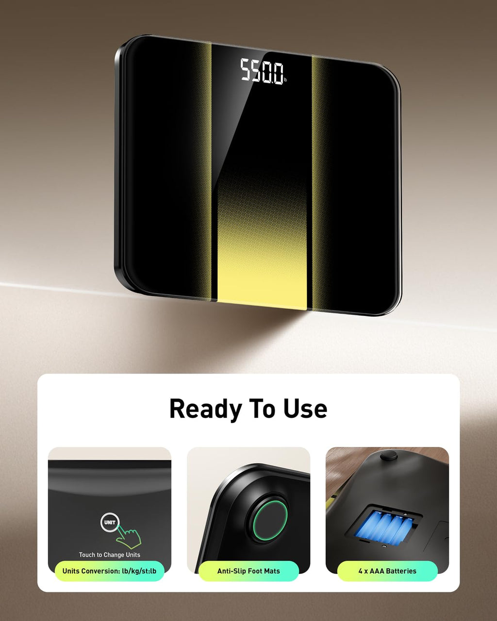 14'' Scale for Body Weight 550lb O97409