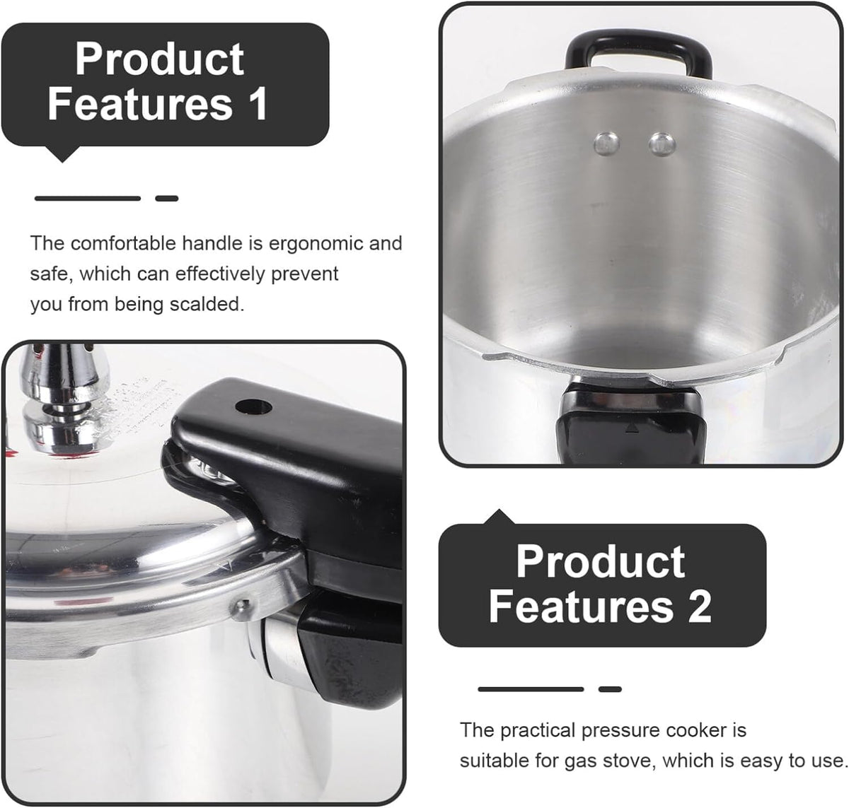 2L Aluminum Pressure Cooker I692493
