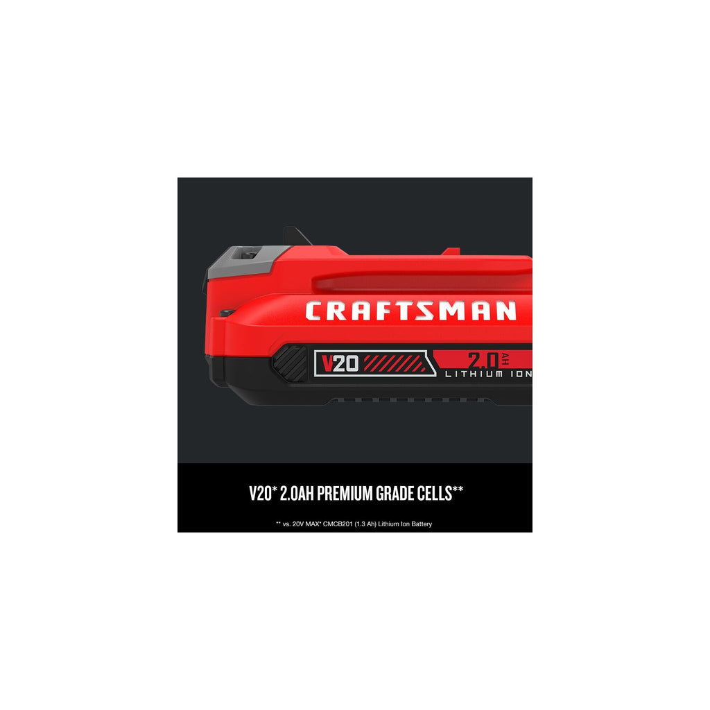 2Ah Lithium Ion Battery 2-Pack and Charger Starter Kit H1189