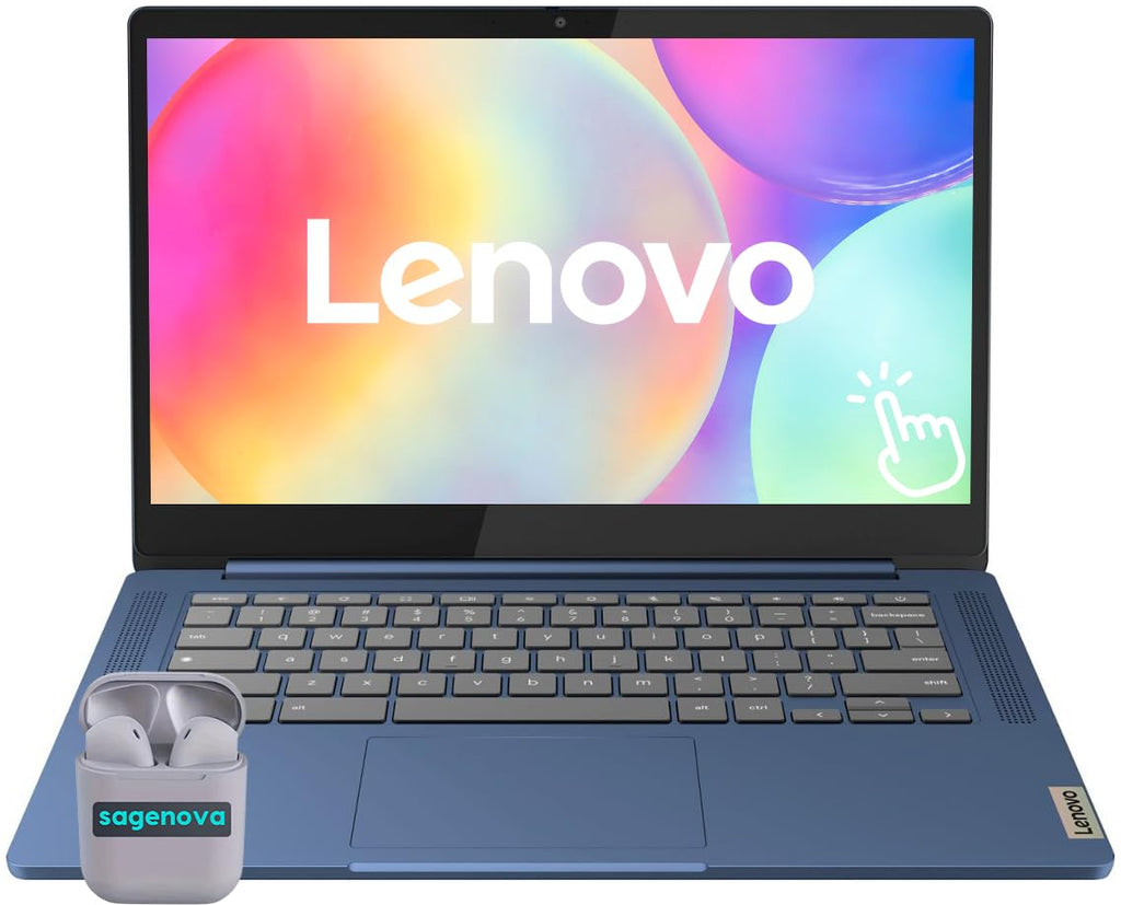 14" Touchscreen Chromebook, 4GB RAM 64GB SSD, MediaTek Kompanio 520, FHD IPS, Abyss Blue Y18155