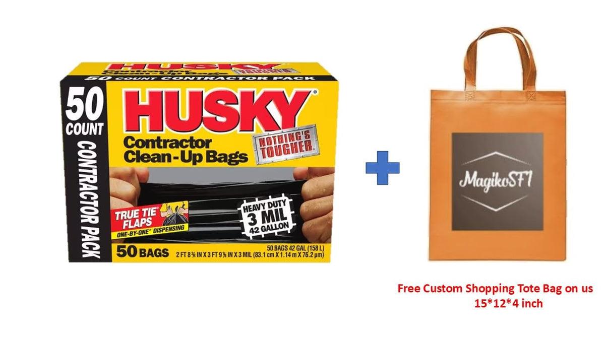 42-Gallon Contractor Clean-Up Trash Bags 50 Count P7790