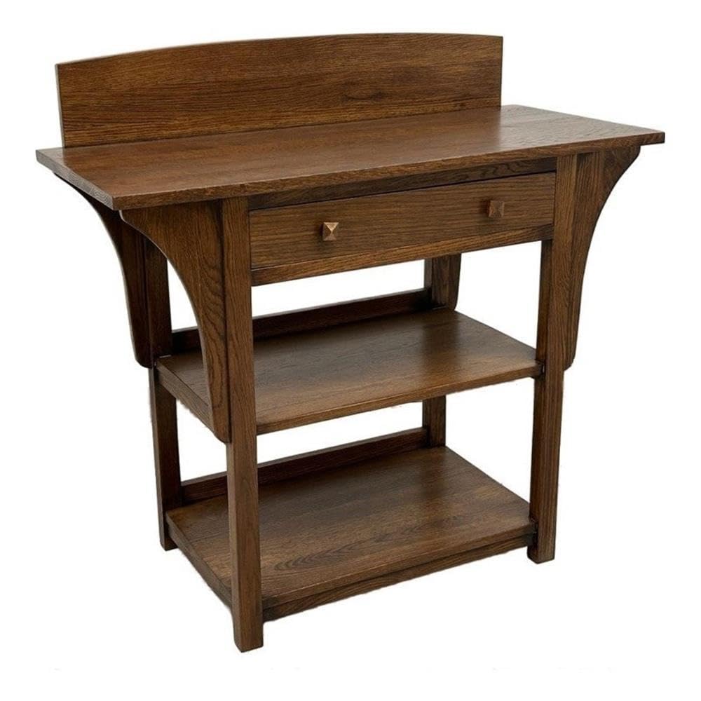 White Oak 2 Drawer Sideboard Console Table R850213