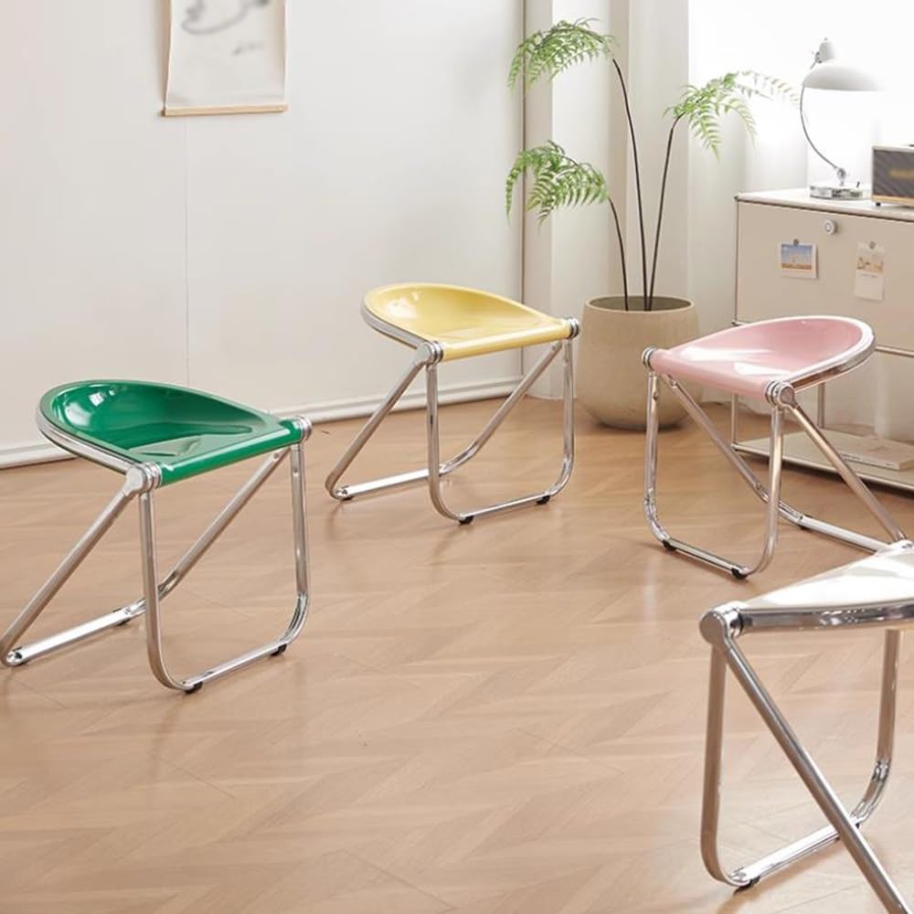 Clear Portable Folding Stool X802