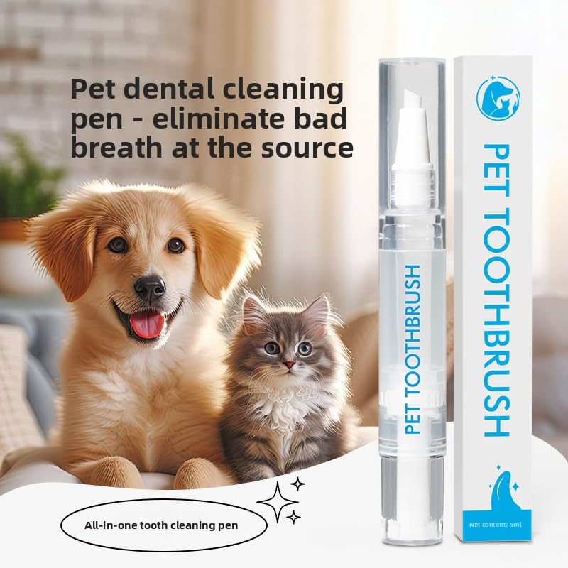 Pet Teeth Cleaning Pen 2-Pack with Soft Brush Head S56834
