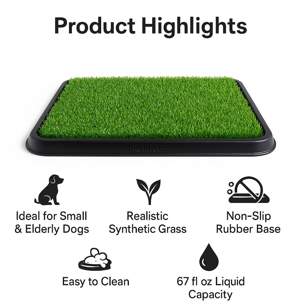 Dog Grass Pad with Tray Y3507
