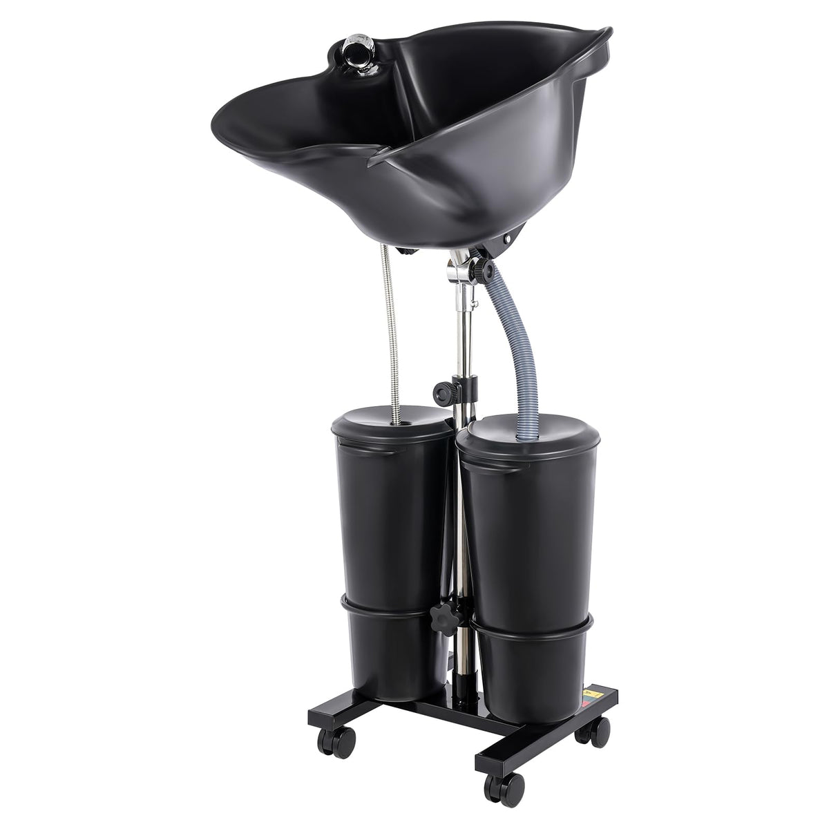 Portable Shampoo Bowl with Electric Pump and 4 Wheels H6339