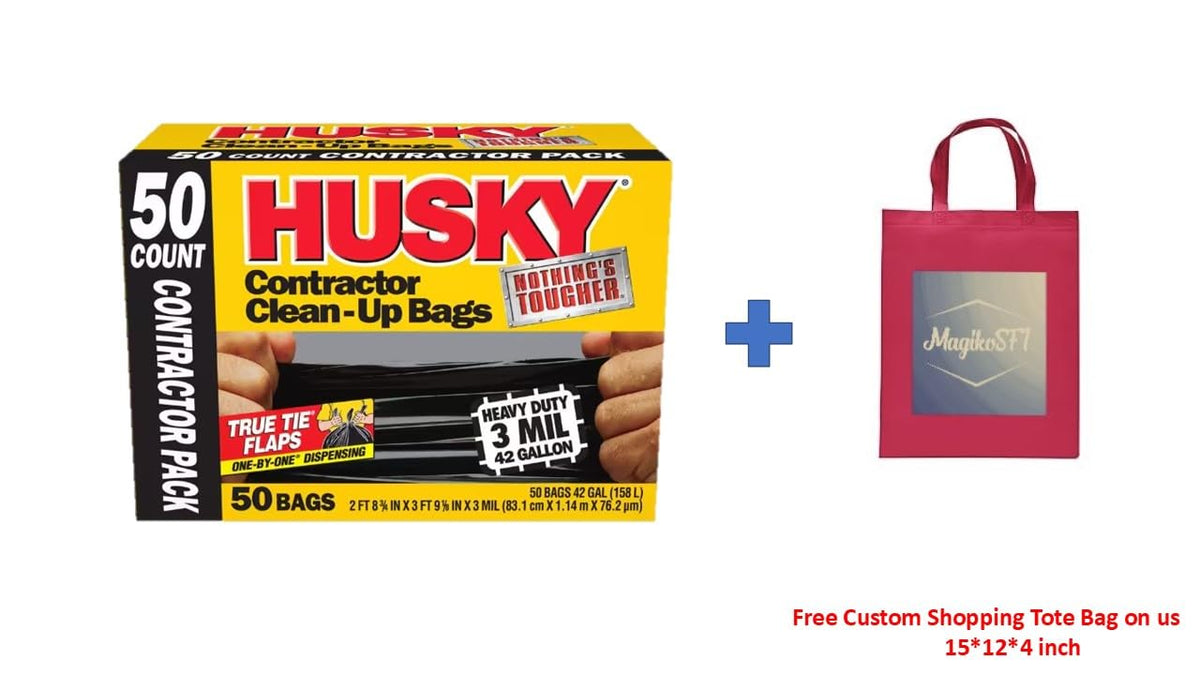 42-Gallon Contractor Clean-Up Trash Bags 50 Count P7790