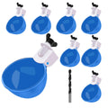 8 Packs Blue Large Chicken Waterer Cups I6324