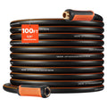 100 ft 5/8" Heavy Duty 4-Layer Rubber Garden Hose M4898