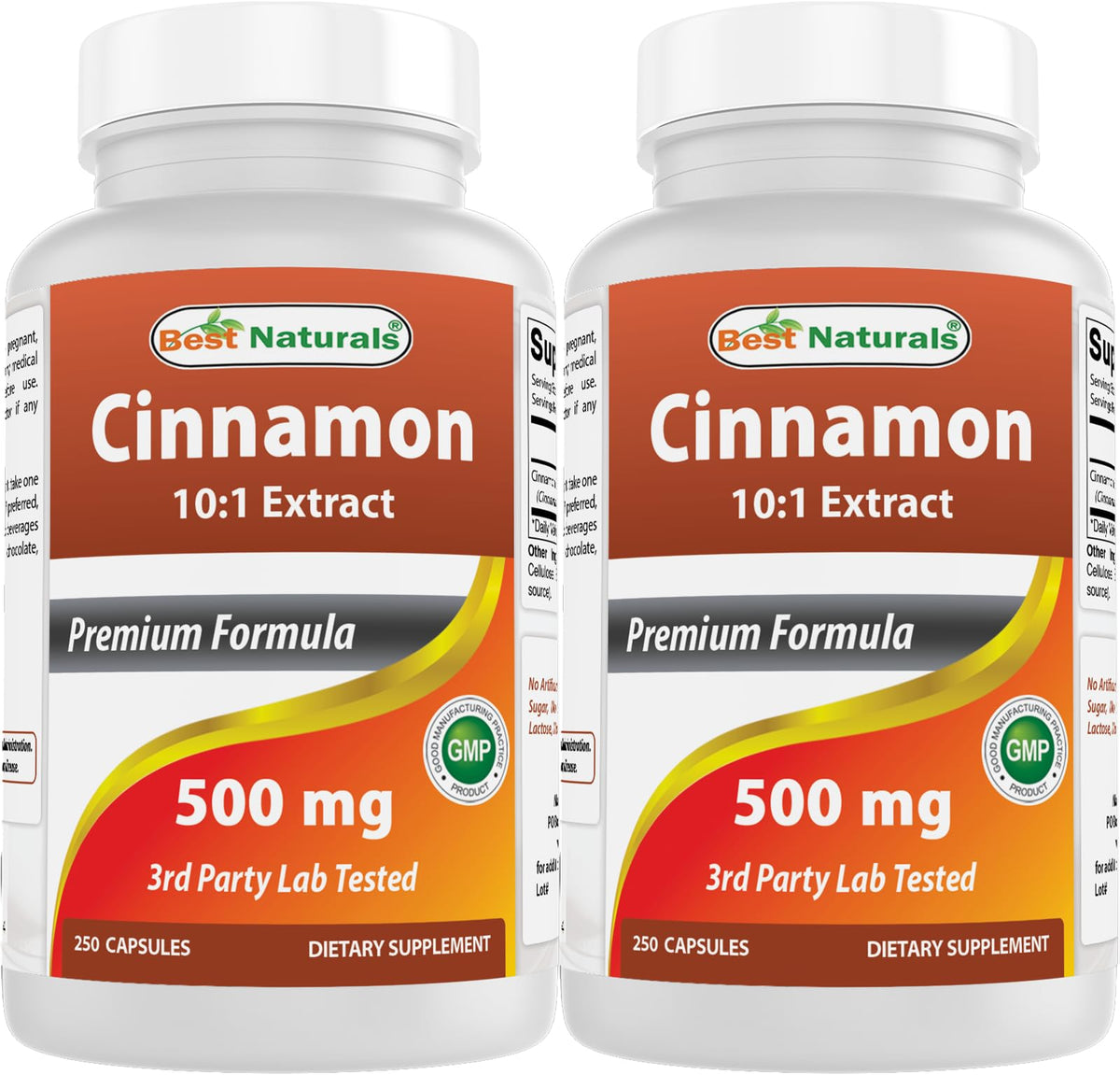 Cinnamon 500 mg 250 Capsules Pack of 2 I462940