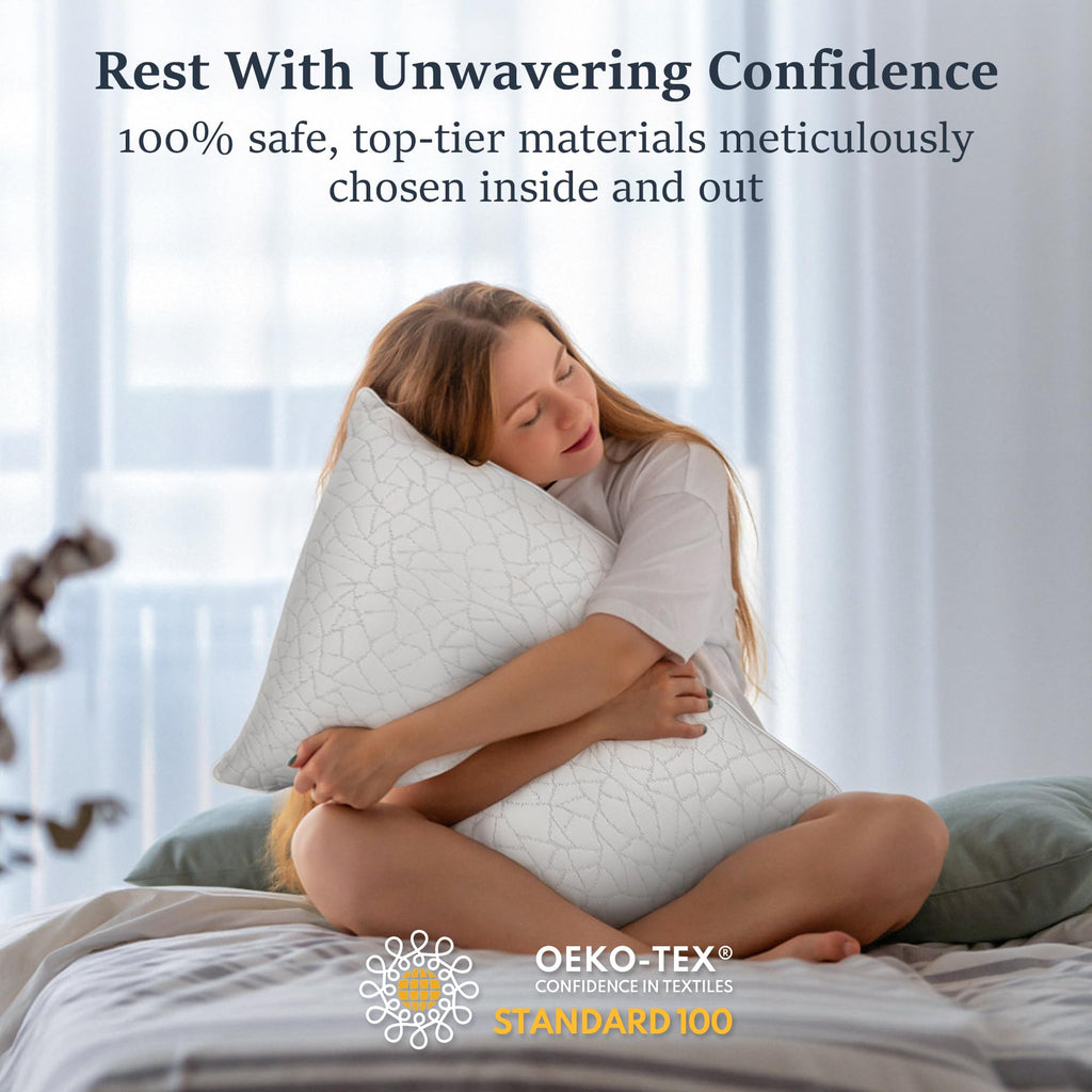 King Size Down Alternative Pillows Set of 2 U816840