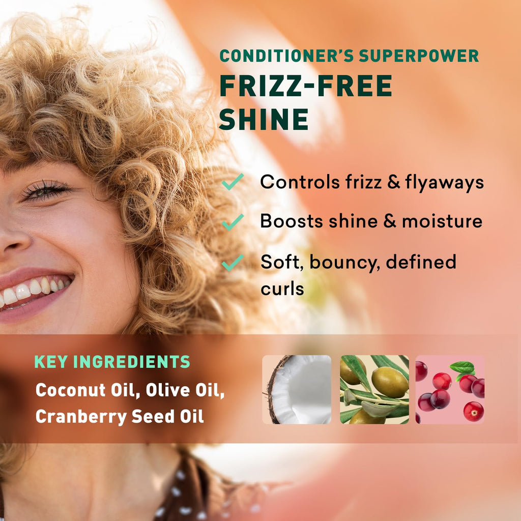 Sulfate-Free Hydrating Curl Enhancing Shampoo and Conditioner Set 16 oz C7297