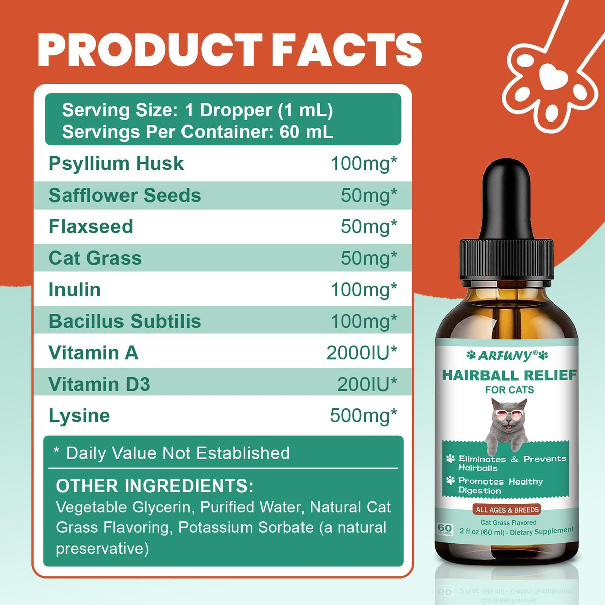 Hairball Treatment for Cats 120ML S955366