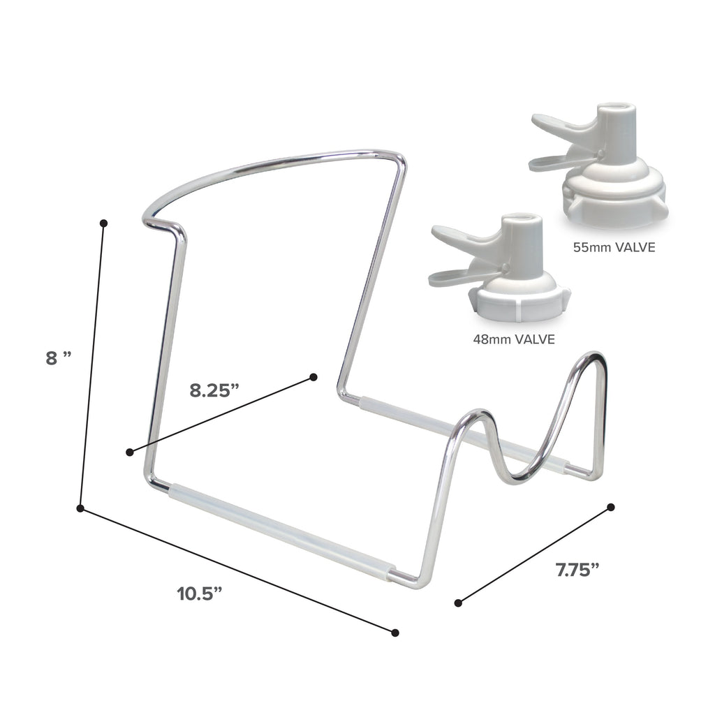 3-5 Gallon Water Jug Stand and 2 Dispenser Valves W7908