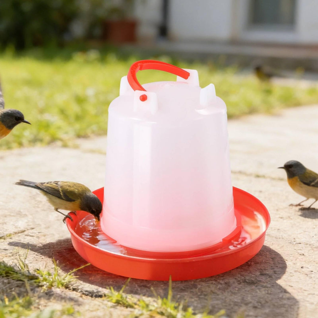 4-Pack 1L Poultry Waterer with Handle Y641892