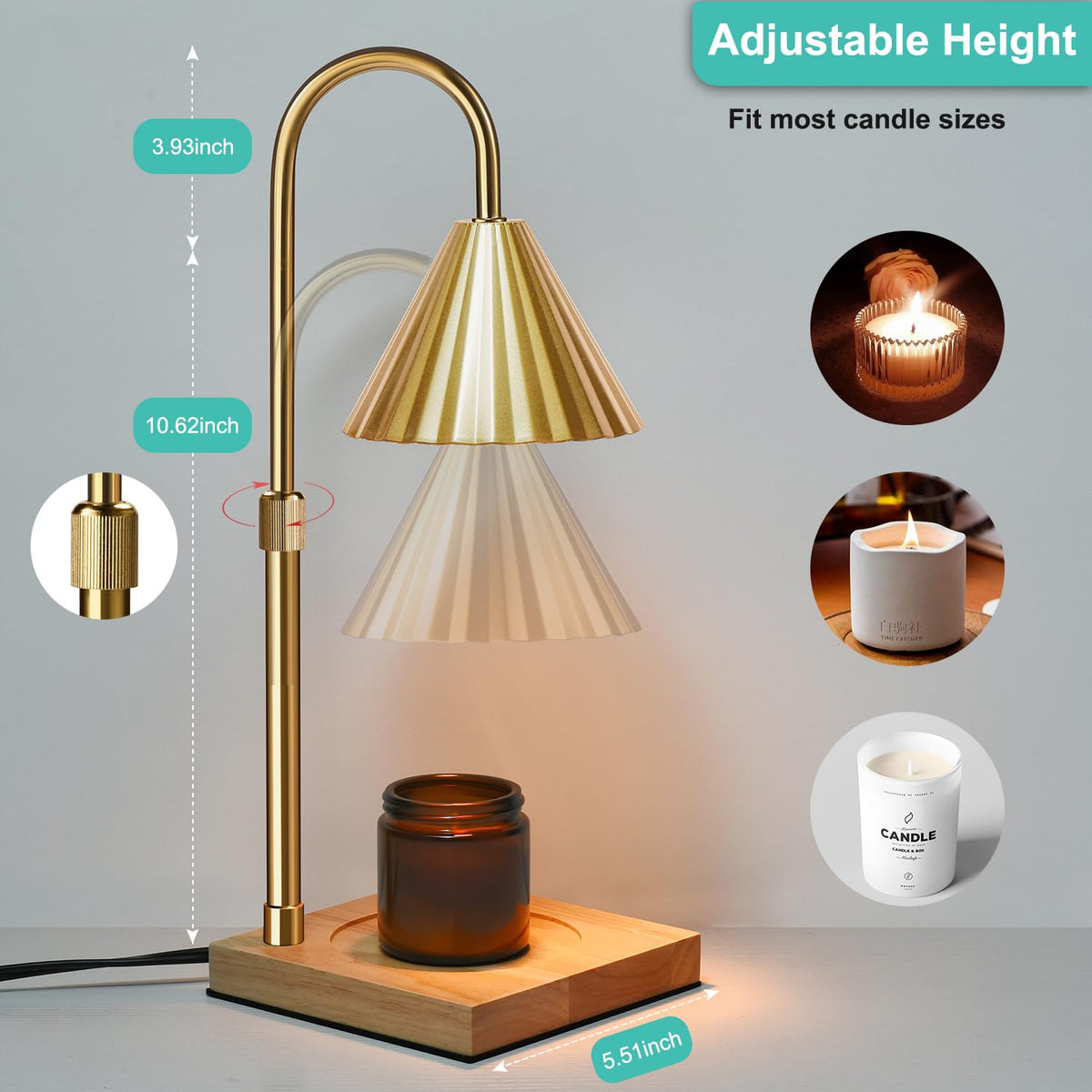 Candle Warmer Lamp with Timer & Dimmer H11265