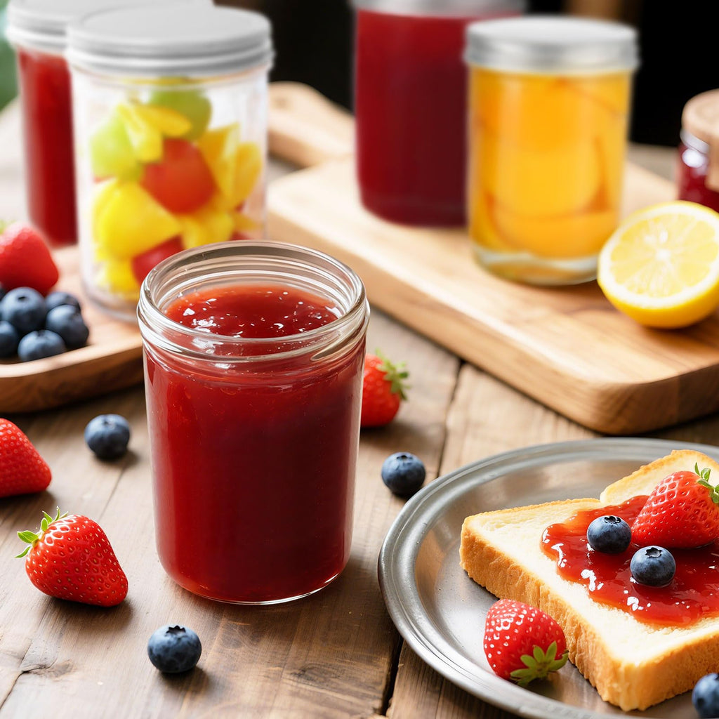 2 Pack 16oz Wide Mouth Airtight Glass Mason Jars P60482