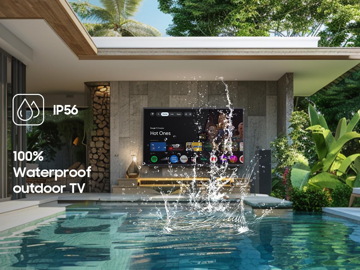 55" Smart Waterproof Outdoor TV I96739