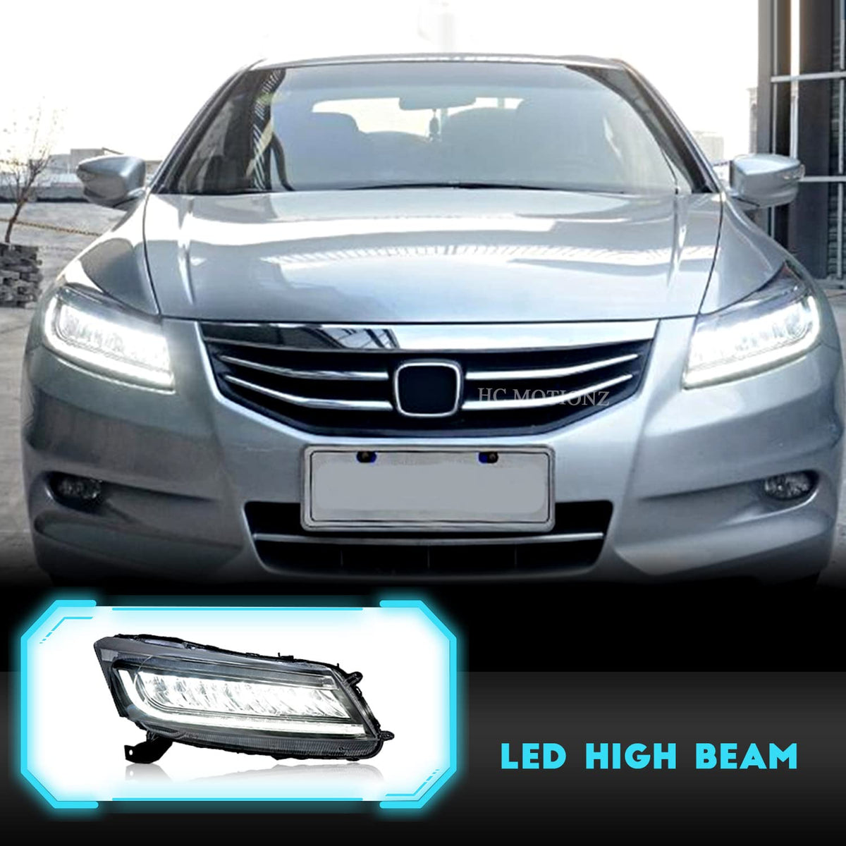 Headlights For Honda Accord 2008-2012, Driver and Passenger Side (Pair) R28547