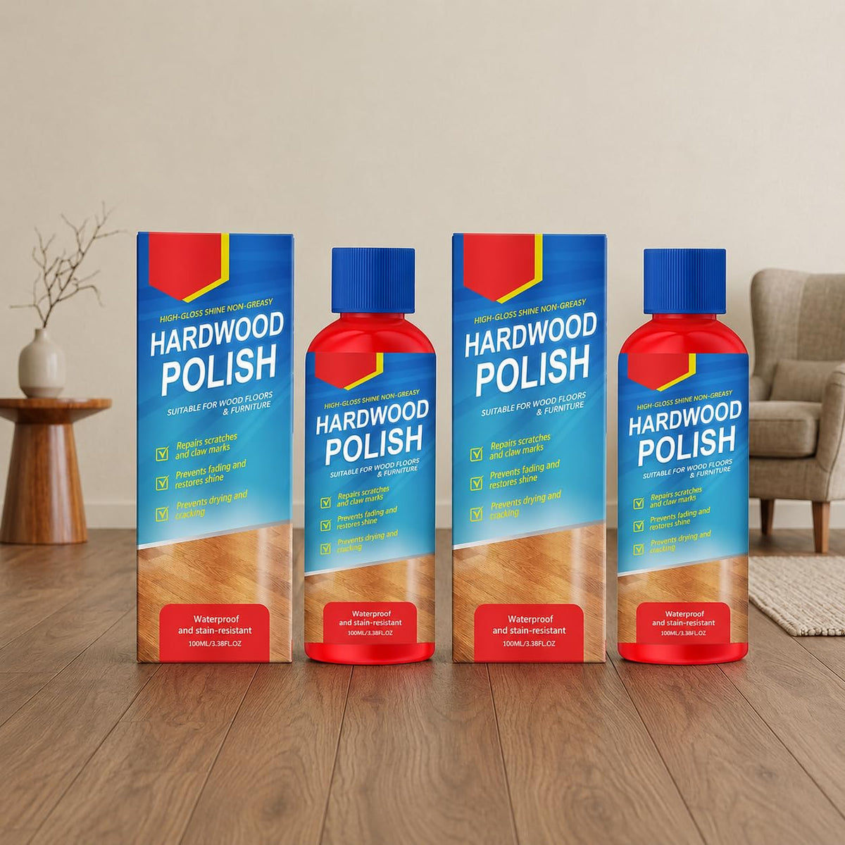 High-Gloss Wood Floor Polish S716244