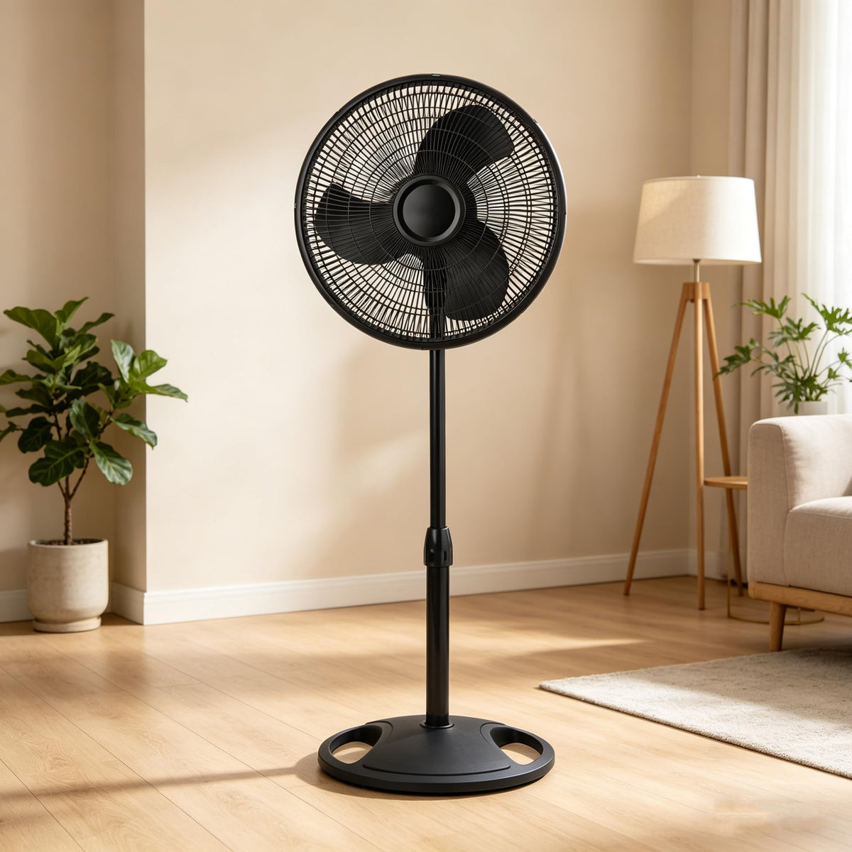 16" Oscillating Adjustable Pedestal Fan D398