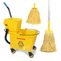 35-Qt Mop Bucket with Wringer & Drain Hose K7774