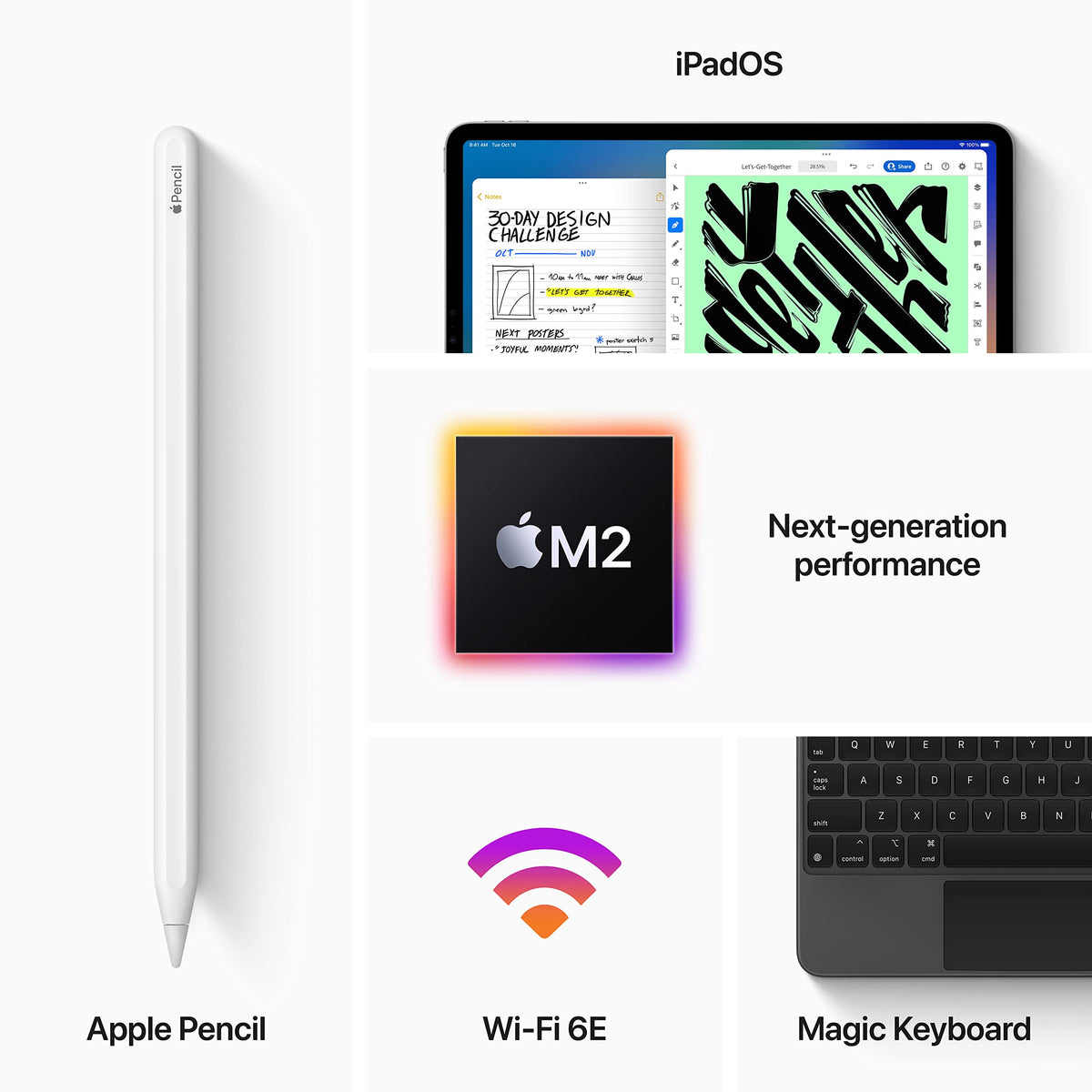 iPad Pro 12.9-inch WiFi 128GB Space Gray P266
