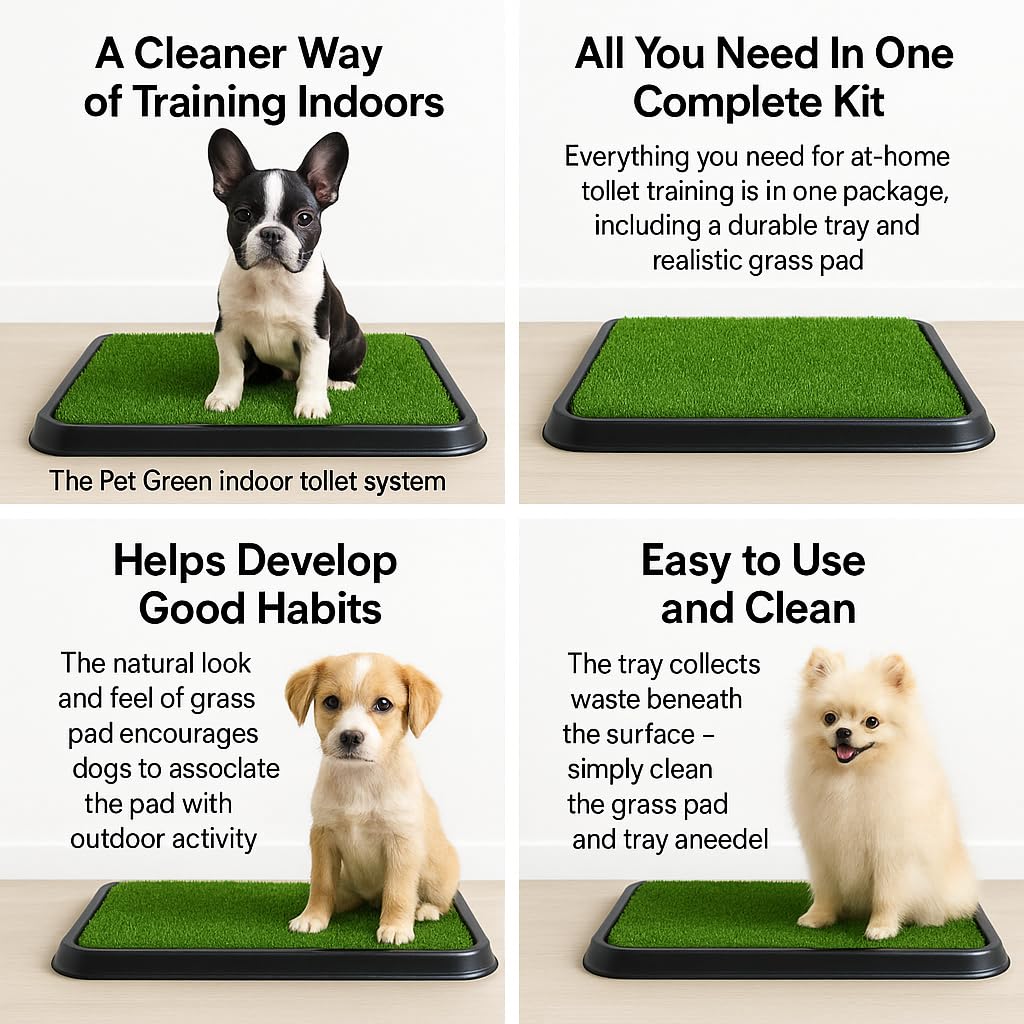 Dog Grass Pad with Tray Y3507