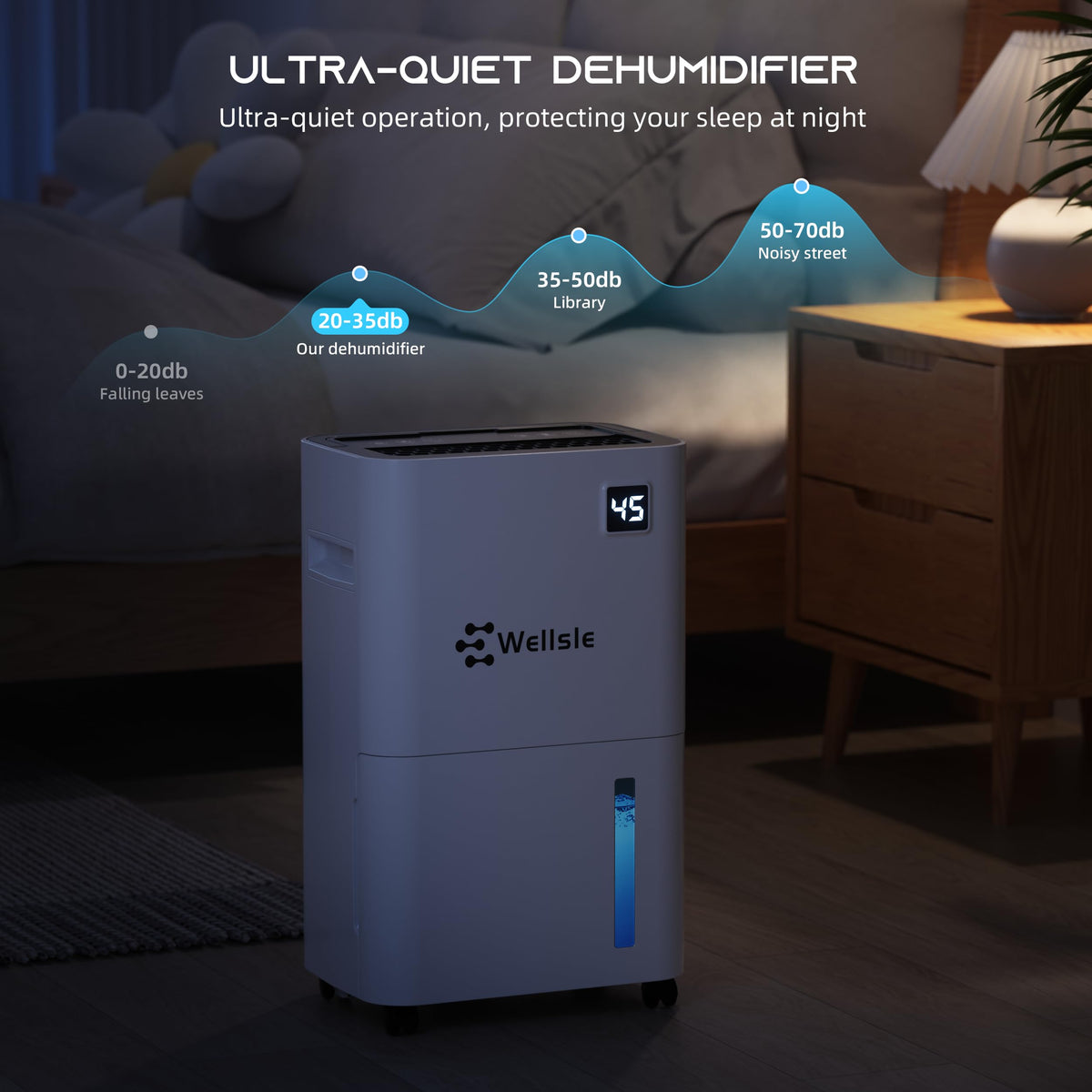 50 Pint Dehumidifier with Drain Hose F65765