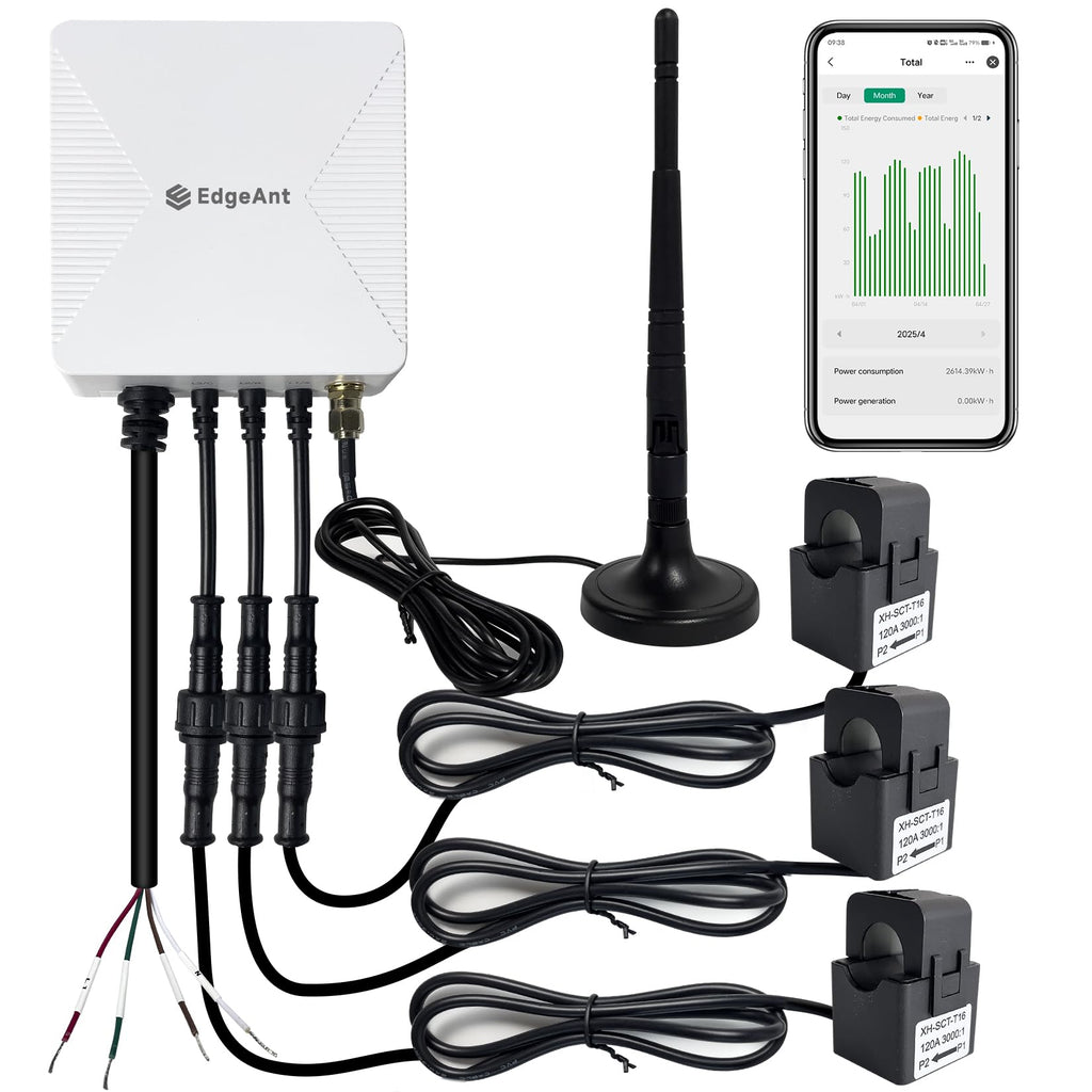 3 Phase 120A Clamp Energy Monitor A615