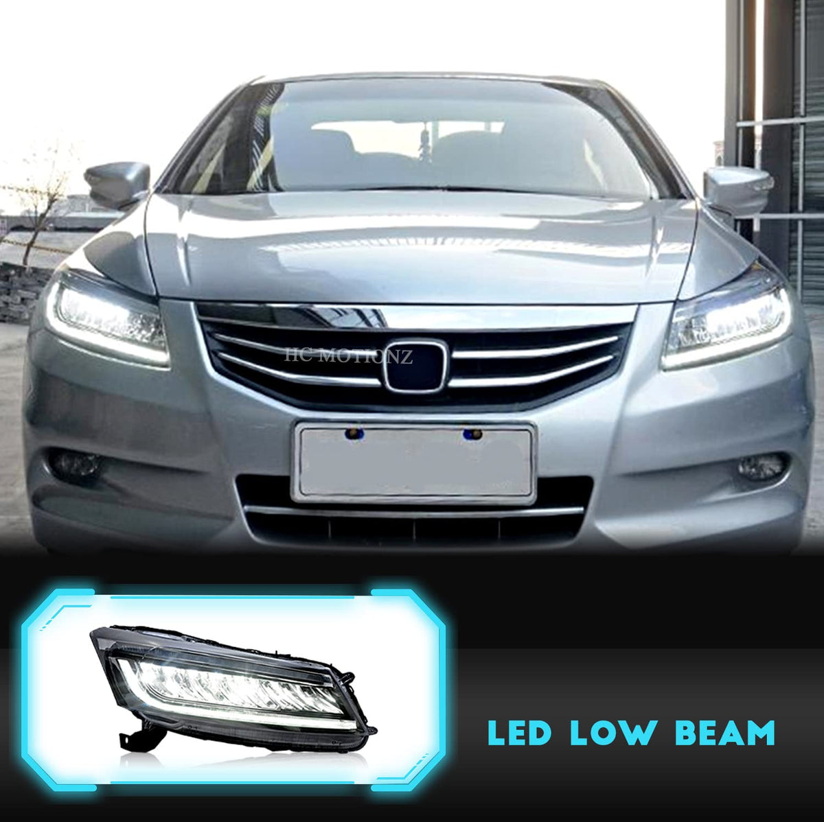 Headlights For Honda Accord 2008-2012, Driver and Passenger Side (Pair) R28547