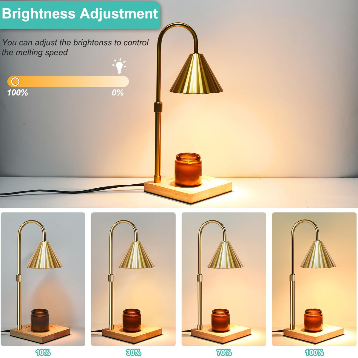 Candle Warmer Lamp with Timer & Dimmer H11265