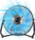 20 Inch Heavy Duty High Velocity Metal Floor Fan H776372